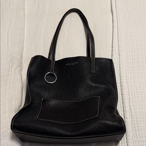 Marc Jacobs Black Textured Tote
